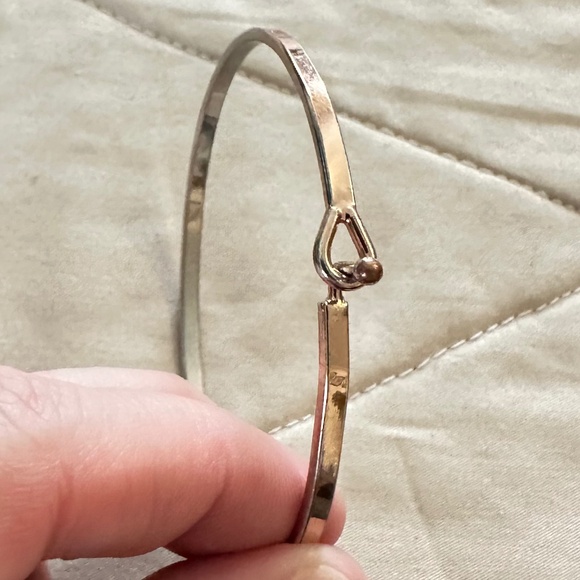 2/$15 Rose & Silver 2 tone, bangle bracelet, “Soul Sisters” - Picture 8 of 14